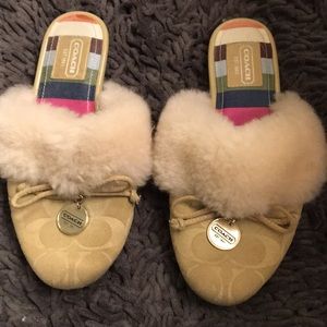 FINAL PRICE! Coach summer slippers